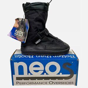 NEW! NEOS TRAVELLER TN1 BLACK NYLON OVERSHOES OVERBOOTS ADULT XS WOMENS 4.5-6